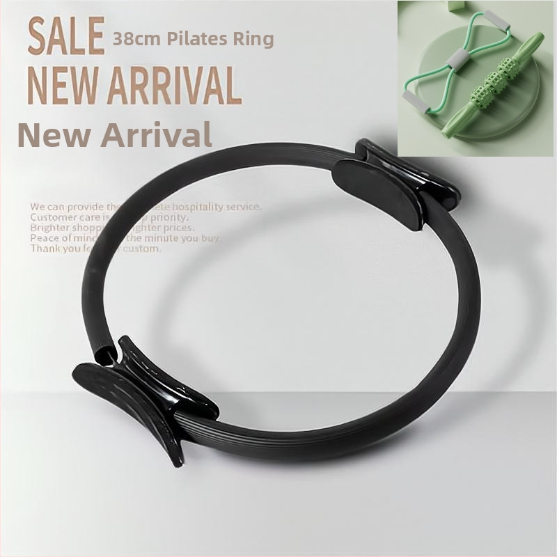 Jooga abivahend Pilates rõngas maagiline rõngas basseini põhja lihaste treener jala vormimine puusa tõstmine elastne fitness vastupanurõngas
