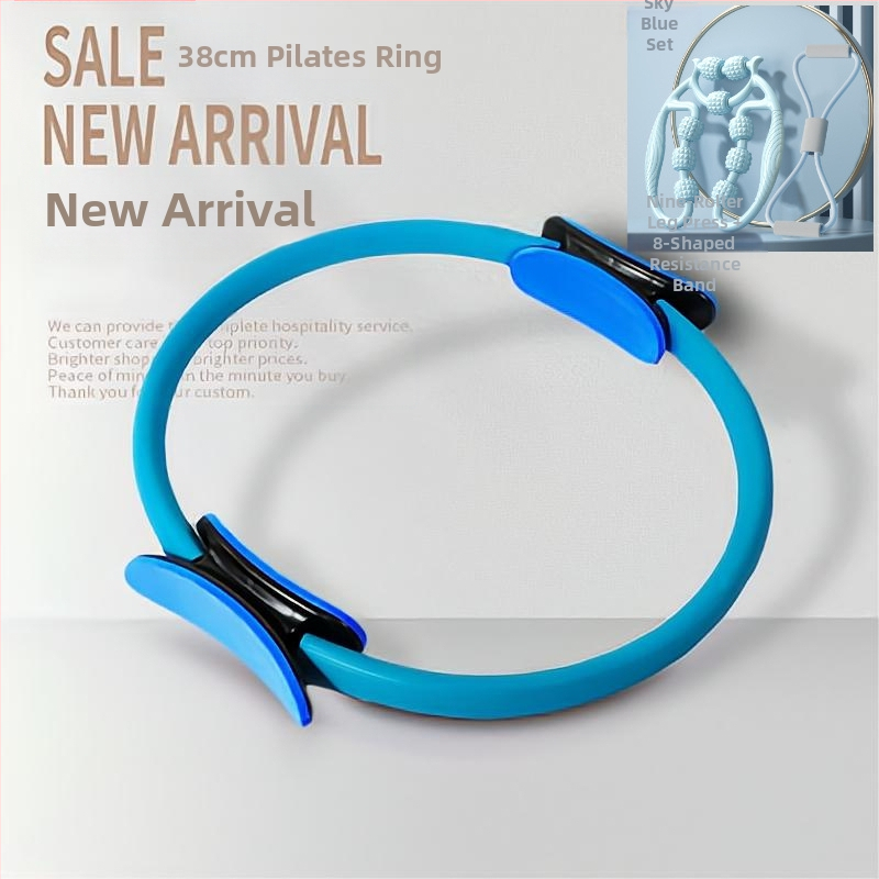 Jooga abivahend Pilates rõngas maagiline rõngas basseini põhja lihaste treener jala vormimine puusa tõstmine elastne fitness vastupanurõngas