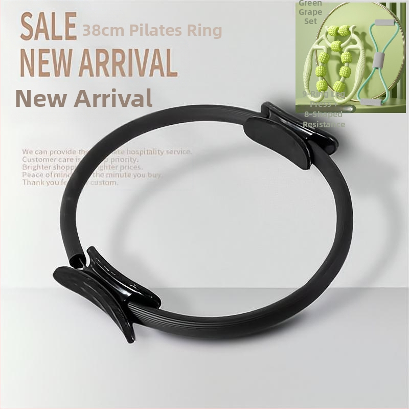 Jooga abivahend Pilates rõngas maagiline rõngas basseini põhja lihaste treener jala vormimine puusa tõstmine elastne fitness vastupanurõngas