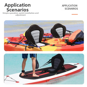 Kajaks, piepūšamā laiva, sēdekļa spilvens, kanoe, airēšana ar maisu, atzveltne, sērfošanas dēlis, airēšanas dēlis, regulējams ekrāns