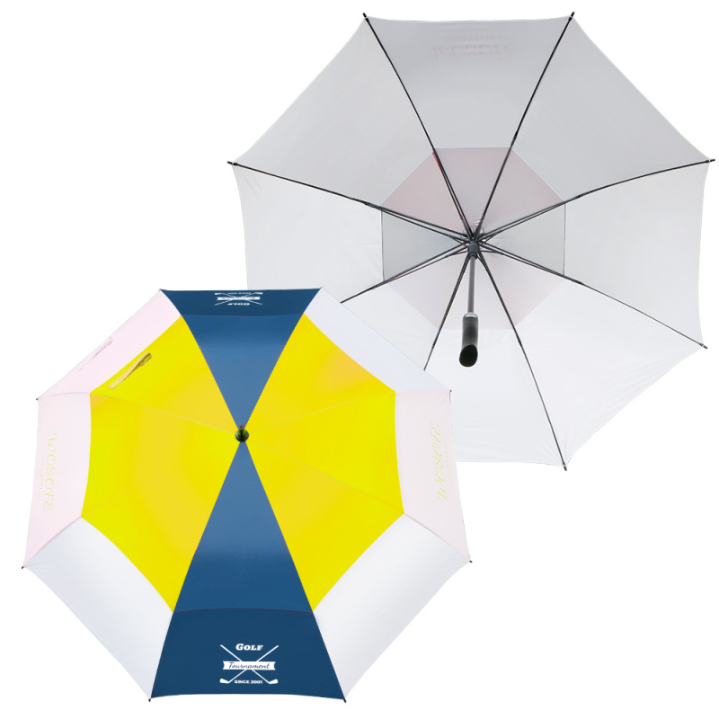 Umbrelă de golf cu mâner lung, umbrelă de protecție solară, uz casnic, mare, în aer liber, automată, armată cu carbon, brazată, umbrelă osoasă, însorită și ploioasă