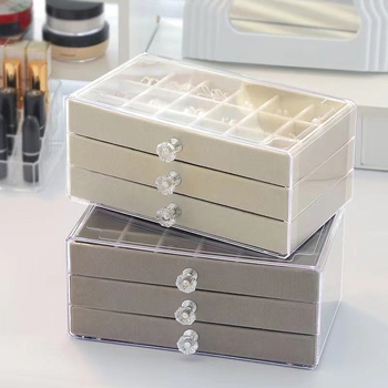 Σκουλαρίκια τύπου συρταριού, Σκουλαρίκια, Κουτί αποθήκευσης κοσμημάτων, Οργανωτής κλιπ αυτιών, Πολυστρωματικό κουτί με διαμάντια, Κουτί κοσμημάτων