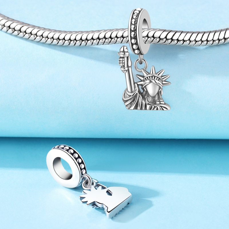 Dragoste mamă mamă și fiică asistentă medicală farmecul mărgele bijuterii DIY accesorii brățară cupru placat cu argint export stil fierbinte