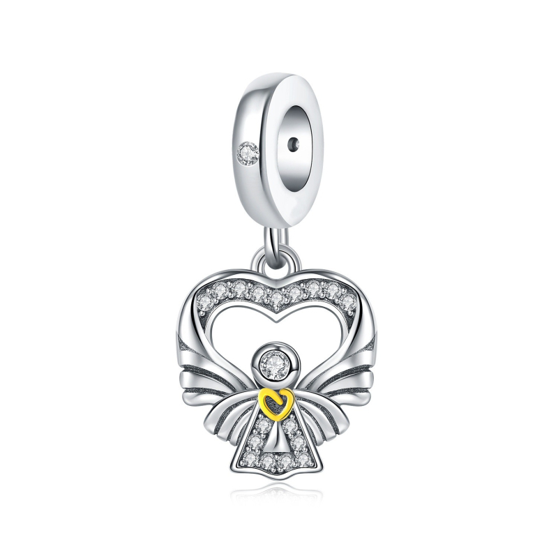 Dragoste mamă mamă și fiică asistentă medicală farmecul mărgele bijuterii DIY accesorii brățară cupru placat cu argint export stil fierbinte