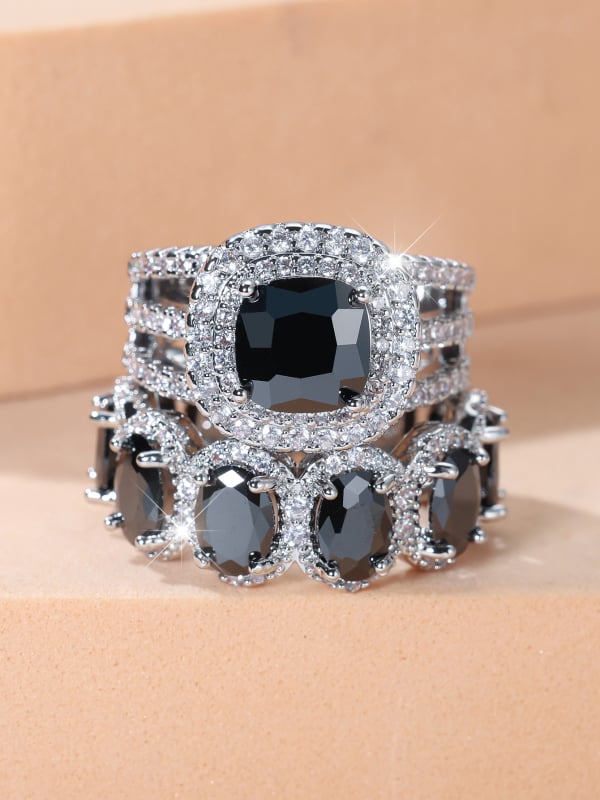 Inel de lux cu diamant, elegant, european și american, în formă de ou, cu micro-incrustații de zirconiu, explozii transfrontaliere, inel de lux, elegant, european și american, de înaltă calitate