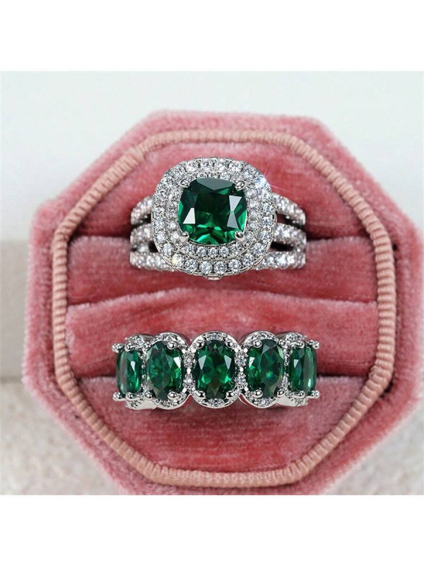 Inel de lux cu diamant, elegant, european și american, în formă de ou, cu micro-incrustații de zirconiu, explozii transfrontaliere, inel de lux, elegant, european și american, de înaltă calitate