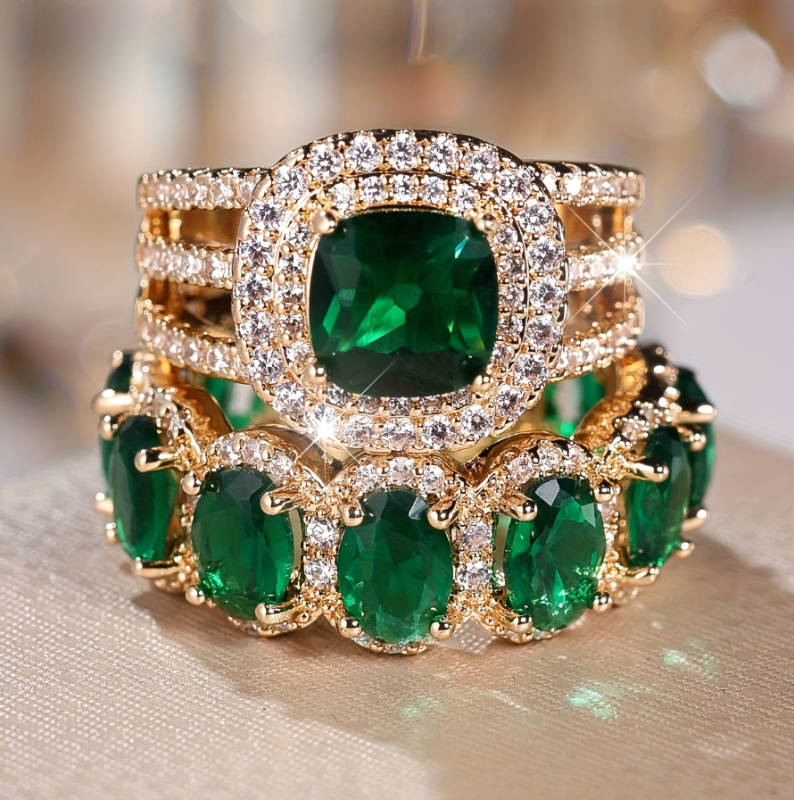 Inel de lux cu diamant, elegant, european și american, în formă de ou, cu micro-incrustații de zirconiu, explozii transfrontaliere, inel de lux, elegant, european și american, de înaltă calitate