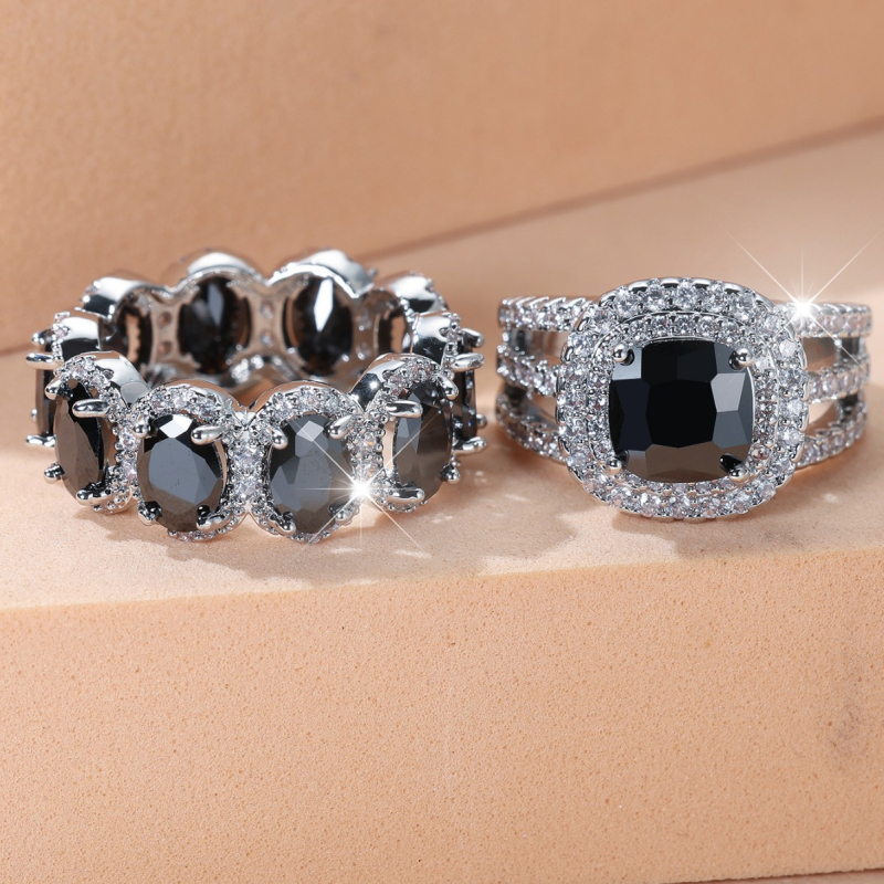 Inel de lux cu diamant, elegant, european și american, în formă de ou, cu micro-incrustații de zirconiu, explozii transfrontaliere, inel de lux, elegant, european și american, de înaltă calitate