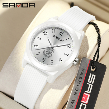 Ρολόι χαλαζία Sanda Student Watch για άνδρες και γυναίκες μαθητές γυμνασίου, αδιάβροχο, φθορίζον ρολόι μόδας με δείκτη, ειδικό ρολόι χαλαζία