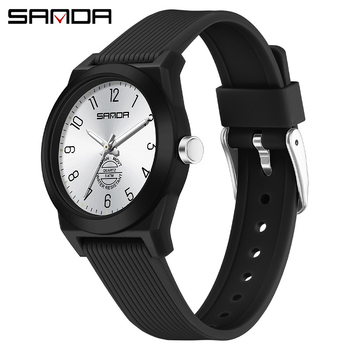 Ρολόι χαλαζία Sanda Student Watch για άνδρες και γυναίκες μαθητές γυμνασίου, αδιάβροχο, φθορίζον ρολόι μόδας με δείκτη, ειδικό ρολόι χαλαζία