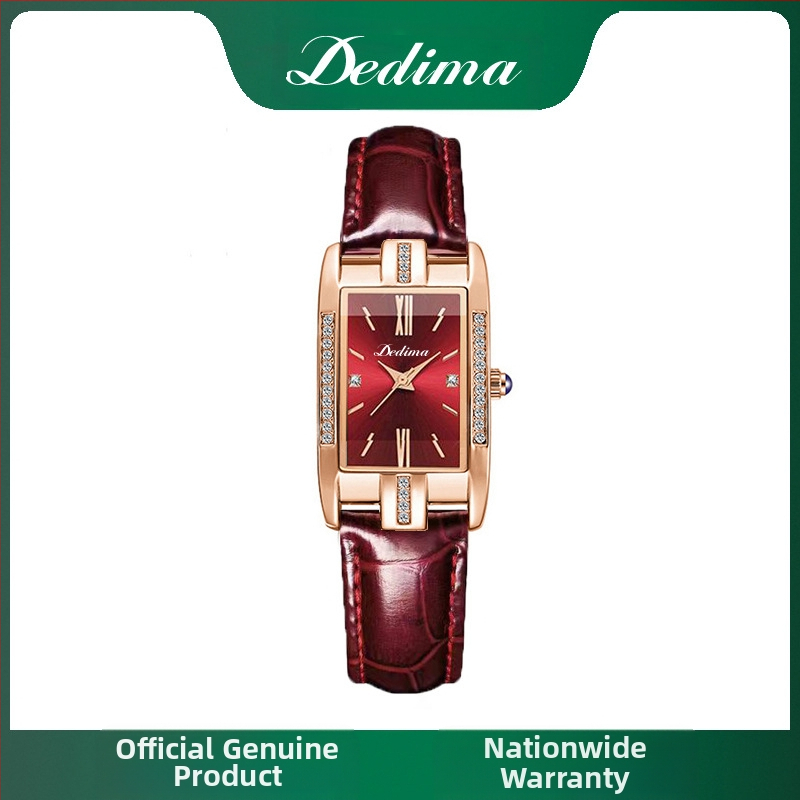 Uus Square naiste käekell veekindel moodne kvartskell TikTok live piiriülene kuum terasest vöö liblikpandlaga