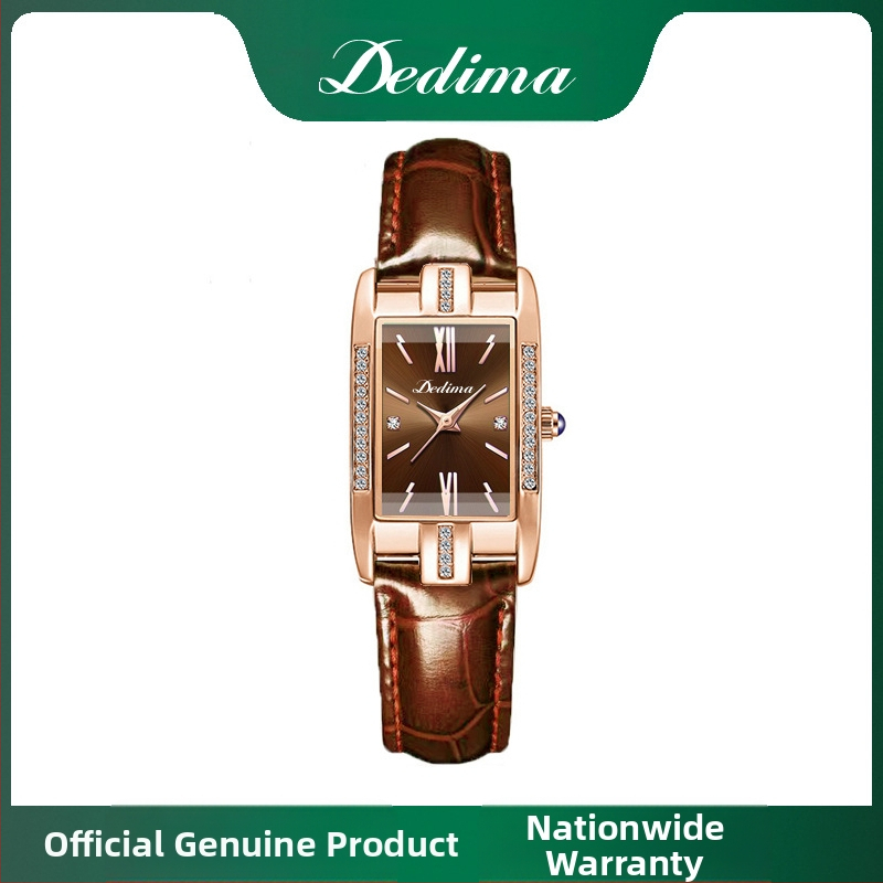 Uus Square naiste käekell veekindel moodne kvartskell TikTok live piiriülene kuum terasest vöö liblikpandlaga