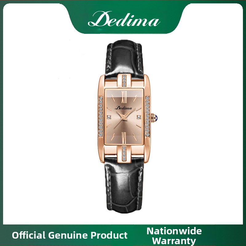 Uus Square naiste käekell veekindel moodne kvartskell TikTok live piiriülene kuum terasest vöö liblikpandlaga