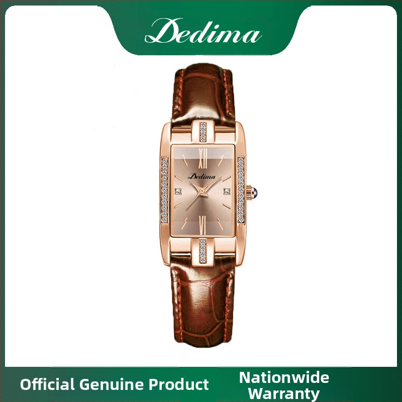 Uus Square naiste käekell veekindel moodne kvartskell TikTok live piiriülene kuum terasest vöö liblikpandlaga