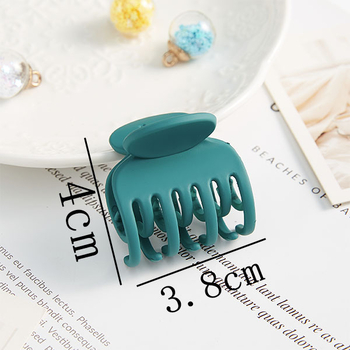 Aukštai surištų plaukų segtukas, dvigubo sluoksnio, dantukų laikiklis, raudonas galvos apdangalas, mažo dydžio, ryklio segtukas, plaukų segtukas