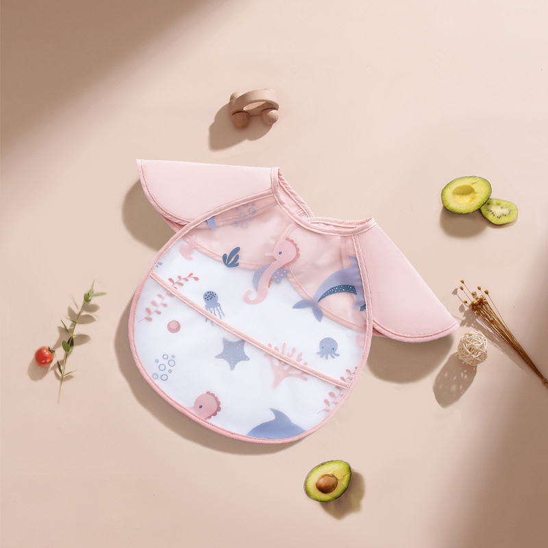 Kūdikio chalatas valgymui, vandeniui atsparus seilinukas, kūdikio ryžių kišenė, vasaros maisto papildas nuo nešvarumų, plonų mergaičių atvirkštinis tvarstis, rudeniui ir žiemai