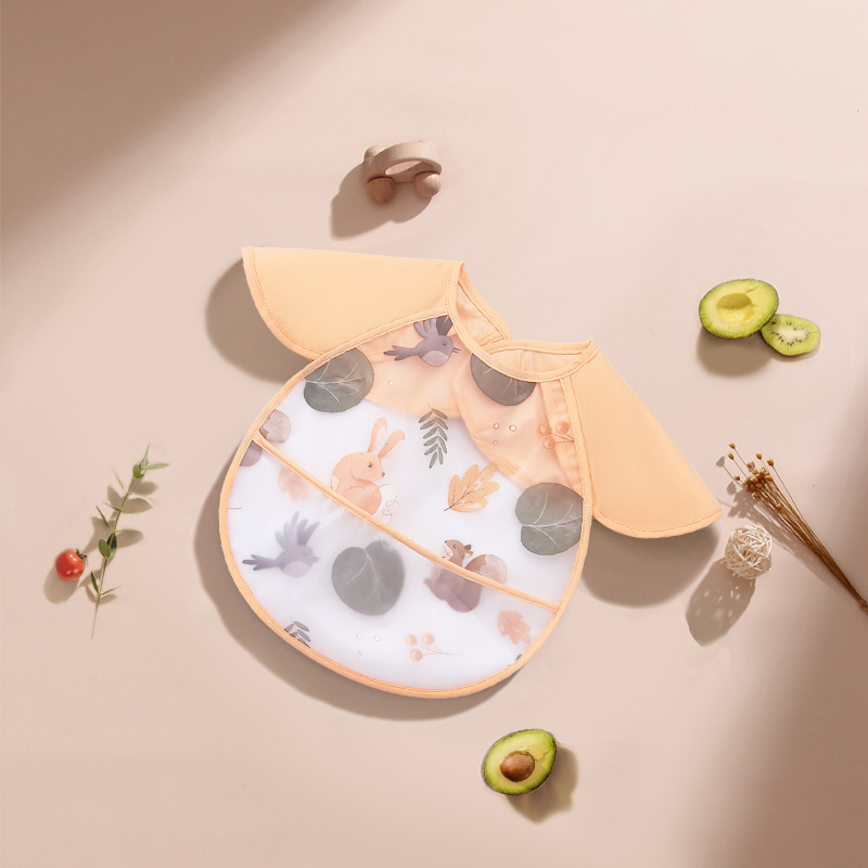 Kūdikio chalatas valgymui, vandeniui atsparus seilinukas, kūdikio ryžių kišenė, vasaros maisto papildas nuo nešvarumų, plonų mergaičių atvirkštinis tvarstis, rudeniui ir žiemai