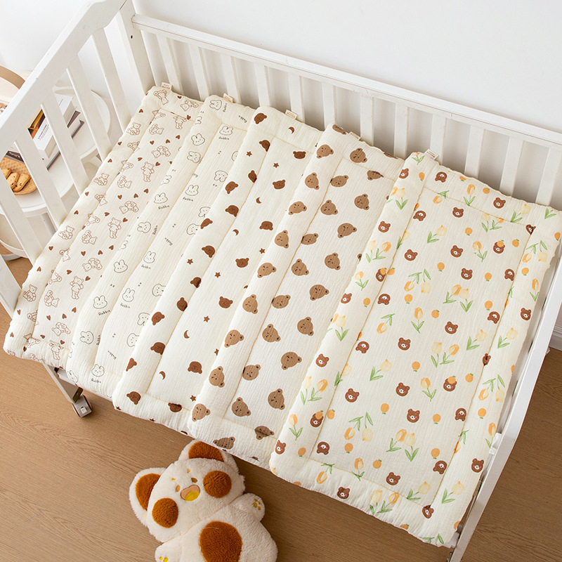 Naujas dvipusis animacinių filmukų rašto kūdikio pagalvėlė vežimėlio pagalvėlei, pupelių aksomas, minkštas ir patogus kūdikio pagalvėlė