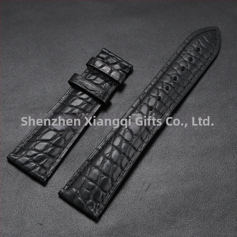 Универсален часовник от крокодилска кожа с кръгла каишка от истинска крокодилска кожа и производители на едро на склад