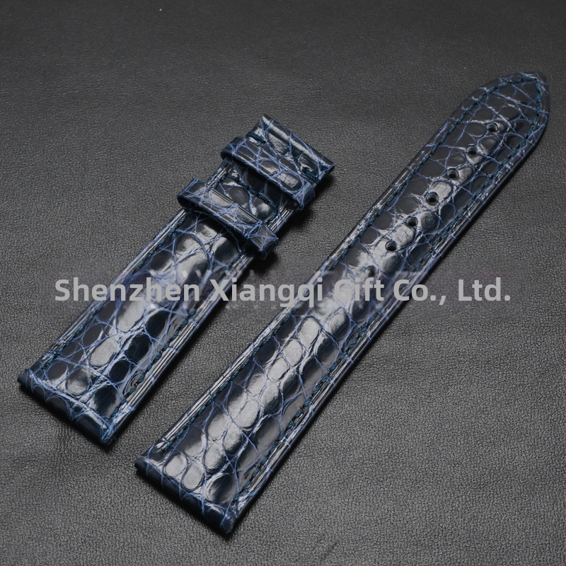 Универсален часовник от крокодилска кожа с кръгла каишка от истинска крокодилска кожа и производители на едро на склад