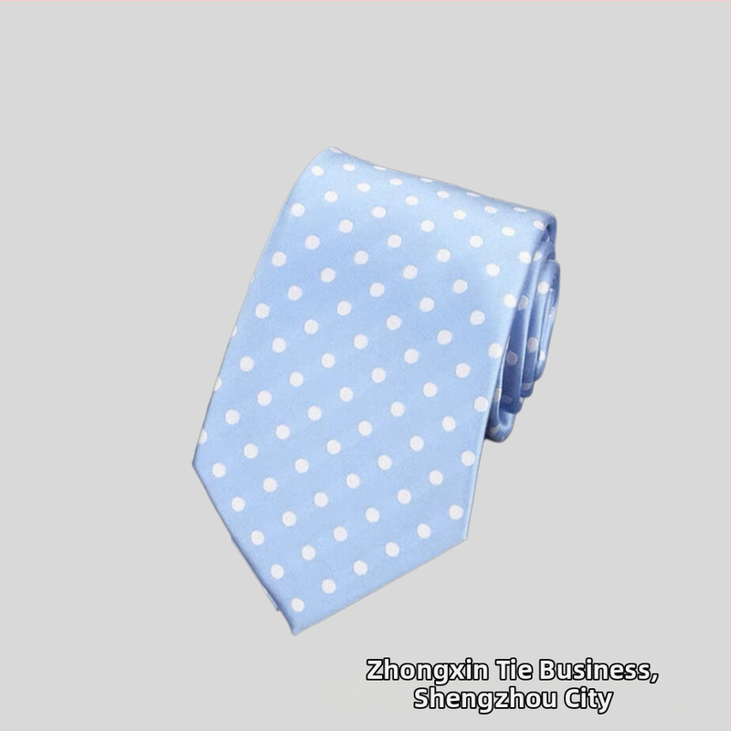 Rūpnīcas noliktavā vairumtirdzniecības formāls apģērbs biznesa modes ikdienas 8CM polka dot vienkrāsains kāzu profesionāls darba kaklasaites punkts