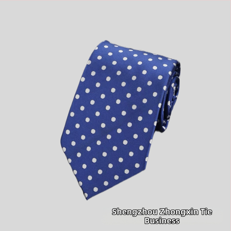 Rūpnīcas noliktavā vairumtirdzniecības formāls apģērbs biznesa modes ikdienas 8CM polka dot vienkrāsains kāzu profesionāls darba kaklasaites punkts