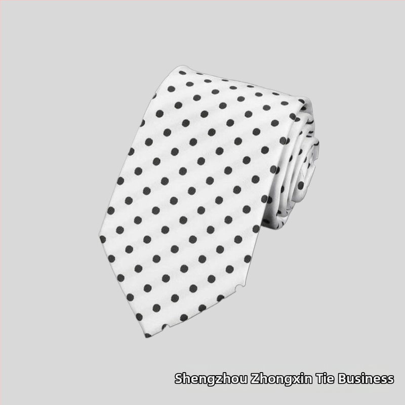 Rūpnīcas noliktavā vairumtirdzniecības formāls apģērbs biznesa modes ikdienas 8CM polka dot vienkrāsains kāzu profesionāls darba kaklasaites punkts