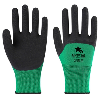 Töökaitsekindad, kulumiskindlad kummist kastmiskindlad latekskindad, kulumiskindlad libisemiskindlad hingavad rippuvad liimiga töökindad