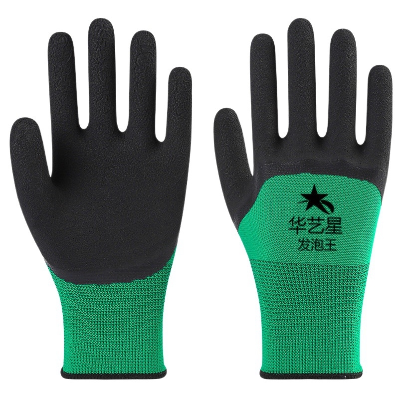 Töökaitsekindad, kulumiskindlad kummist kastmiskindlad latekskindad, kulumiskindlad libisemiskindlad hingavad rippuvad liimiga töökindad