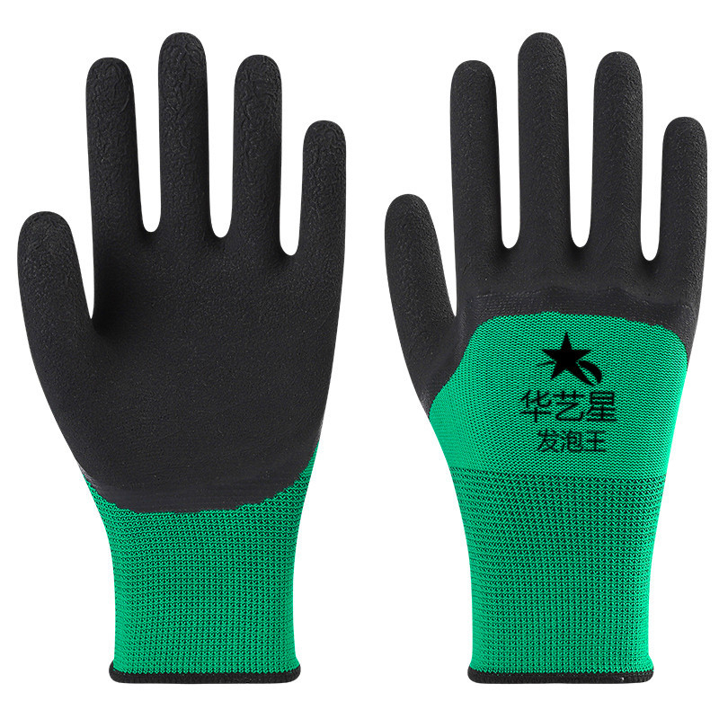 Töökaitsekindad, kulumiskindlad kummist kastmiskindlad latekskindad, kulumiskindlad libisemiskindlad hingavad rippuvad liimiga töökindad