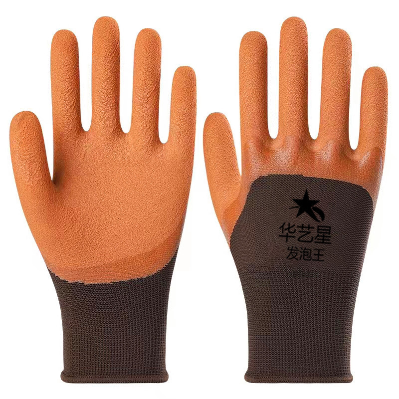 Töökaitsekindad, kulumiskindlad kummist kastmiskindlad latekskindad, kulumiskindlad libisemiskindlad hingavad rippuvad liimiga töökindad