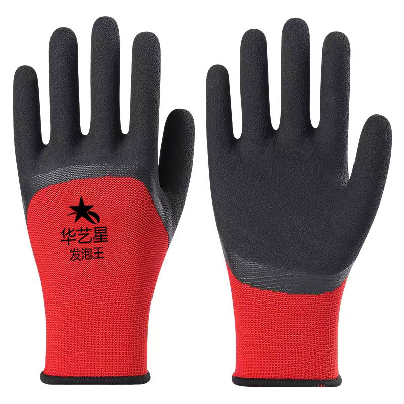 Töökaitsekindad, kulumiskindlad kummist kastmiskindlad latekskindad, kulumiskindlad libisemiskindlad hingavad rippuvad liimiga töökindad