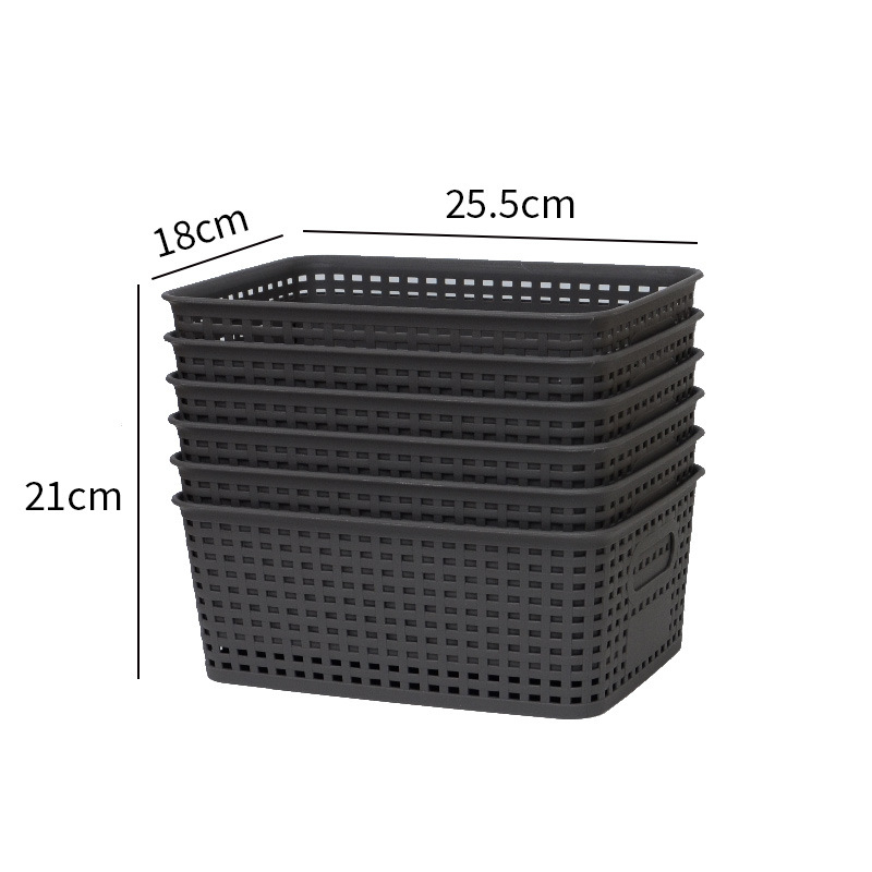 Amazon kockás rattan bambusz fedéllel ellátott tárolódoboz egyszerű konyhai asztali tárolódoboz gyári nagykereskedelem