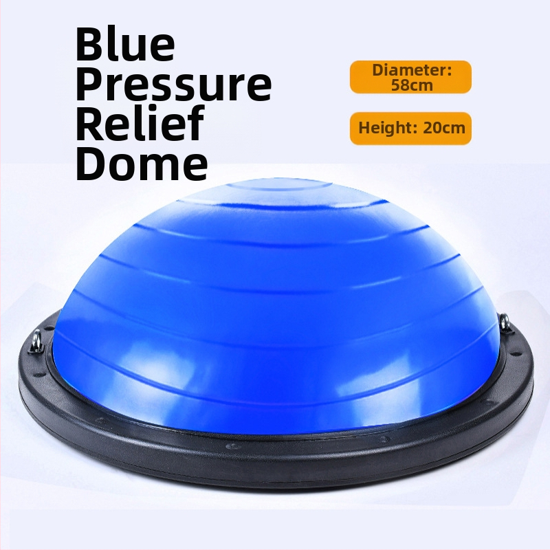 Bangos greičio kamuolys, pusapvalis balanso kamuolys, sutirštintas sprogimui atsparus jogos kamuolys, fitneso treniruočių įranga, pilatesas, žingsniavimas pėsčiomis, namų pusrutulis