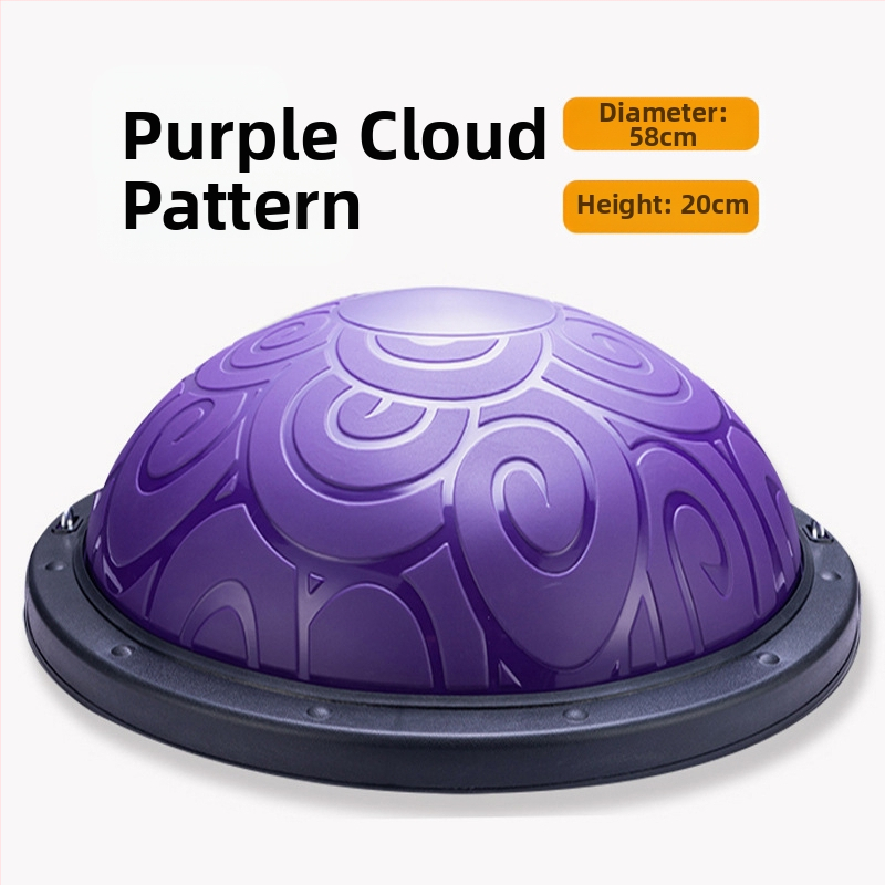 Bangos greičio kamuolys, pusapvalis balanso kamuolys, sutirštintas sprogimui atsparus jogos kamuolys, fitneso treniruočių įranga, pilatesas, žingsniavimas pėsčiomis, namų pusrutulis