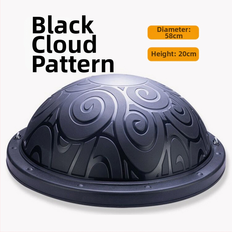 Bangos greičio kamuolys, pusapvalis balanso kamuolys, sutirštintas sprogimui atsparus jogos kamuolys, fitneso treniruočių įranga, pilatesas, žingsniavimas pėsčiomis, namų pusrutulis