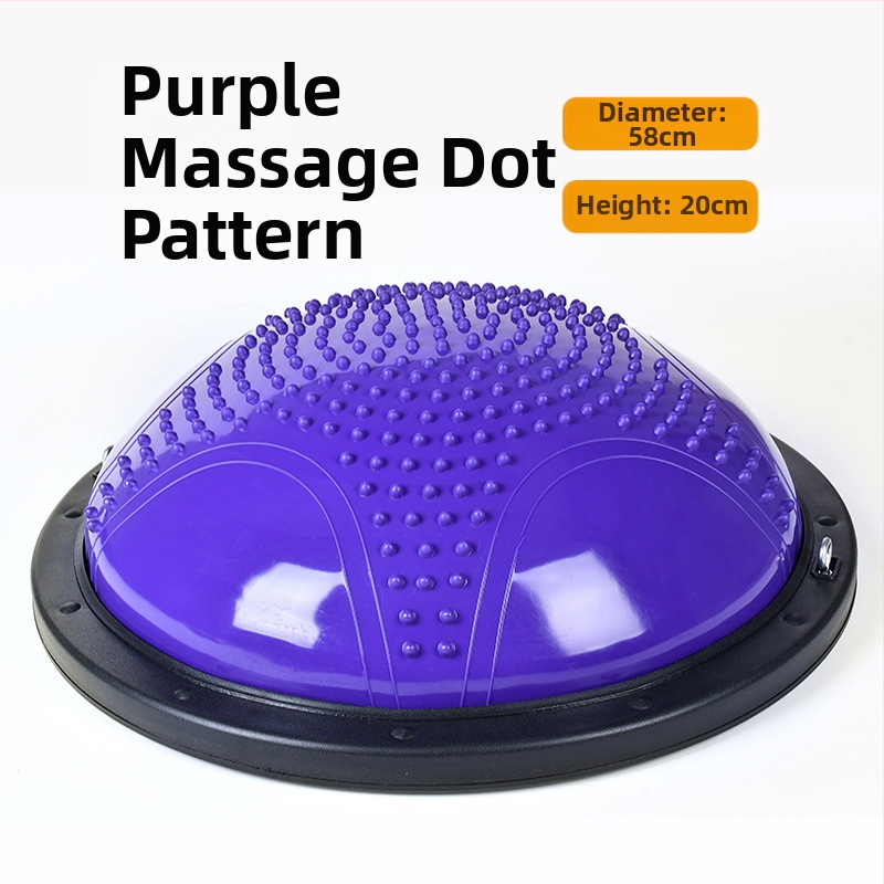 Bangos greičio kamuolys, pusapvalis balanso kamuolys, sutirštintas sprogimui atsparus jogos kamuolys, fitneso treniruočių įranga, pilatesas, žingsniavimas pėsčiomis, namų pusrutulis