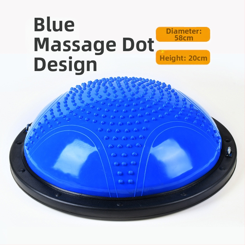 Bangos greičio kamuolys, pusapvalis balanso kamuolys, sutirštintas sprogimui atsparus jogos kamuolys, fitneso treniruočių įranga, pilatesas, žingsniavimas pėsčiomis, namų pusrutulis