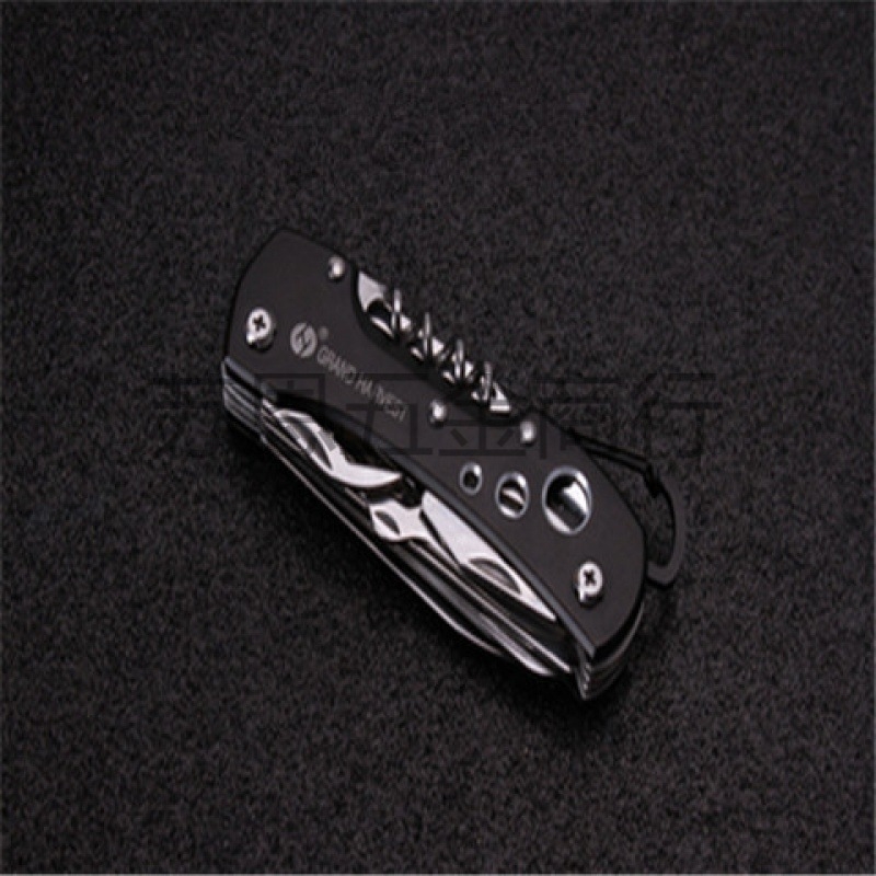 Didmeninis šveicariškas daugiafunkcis peilis lauko stovyklavimui, aštrus sulankstomas vaisių peilis, nešiojamas savigynos derinys