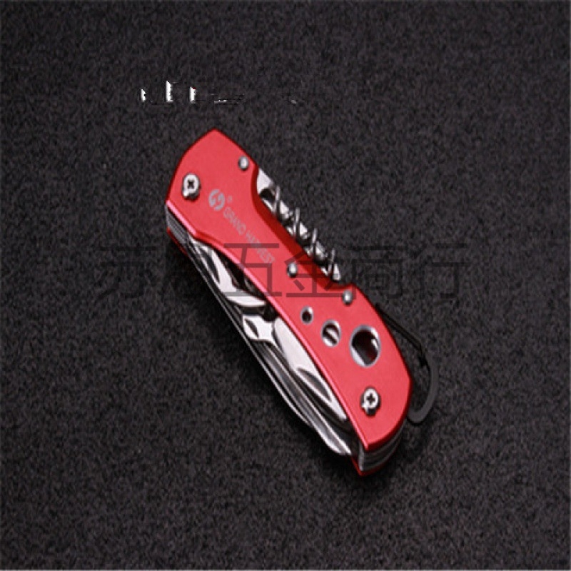 Didmeninis šveicariškas daugiafunkcis peilis lauko stovyklavimui, aštrus sulankstomas vaisių peilis, nešiojamas savigynos derinys