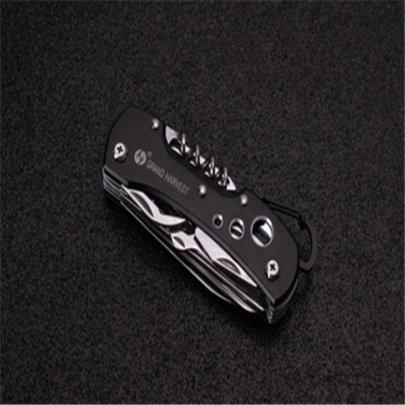 Didmeninis šveicariškas daugiafunkcis peilis lauko stovyklavimui, aštrus sulankstomas vaisių peilis, nešiojamas savigynos derinys