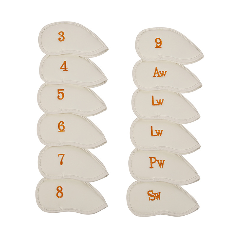 Gamykloje tiekiamas krokodilo rašto ličių rašto strypo dangtelis, golfo lazdos dangtelio užsegimas su lipdukais iš PU, geležinio strypo dangtelis