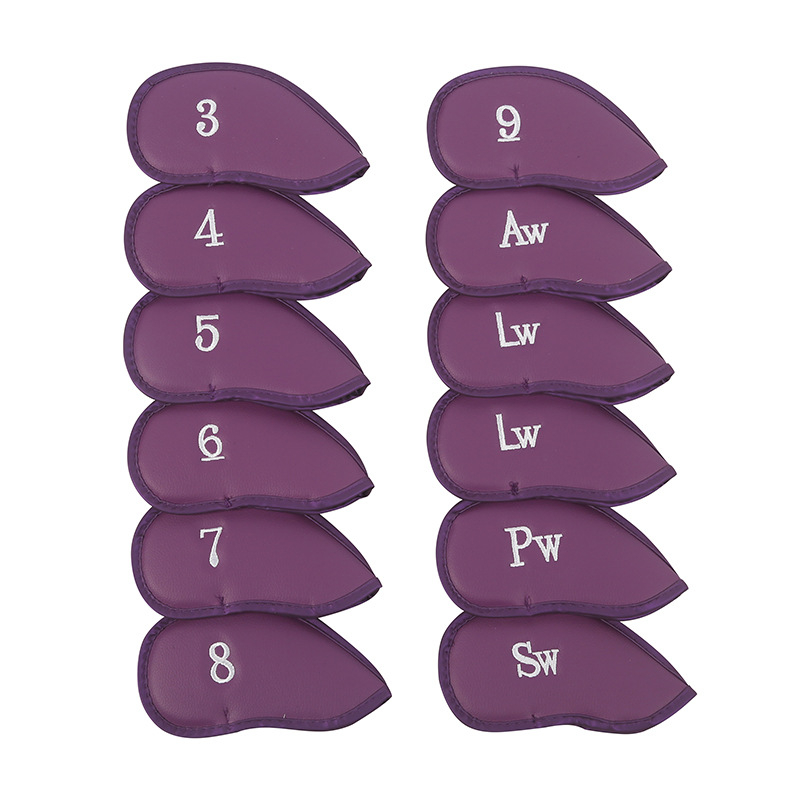 Gamykloje tiekiamas krokodilo rašto ličių rašto strypo dangtelis, golfo lazdos dangtelio užsegimas su lipdukais iš PU, geležinio strypo dangtelis