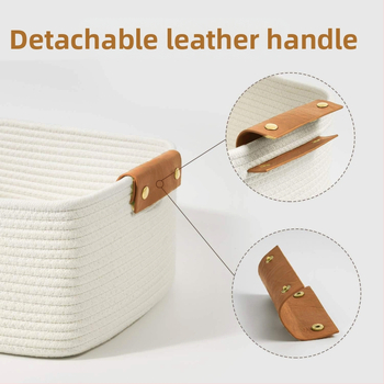 ✅ Καλάθι αποθήκευσης από βαμβάκι για ακαταστασία στην επιφάνεια εργασίας, παιχνίδια, είδη μωρού, μαλακό για οργάνωση εσωρούχων και καλτσών