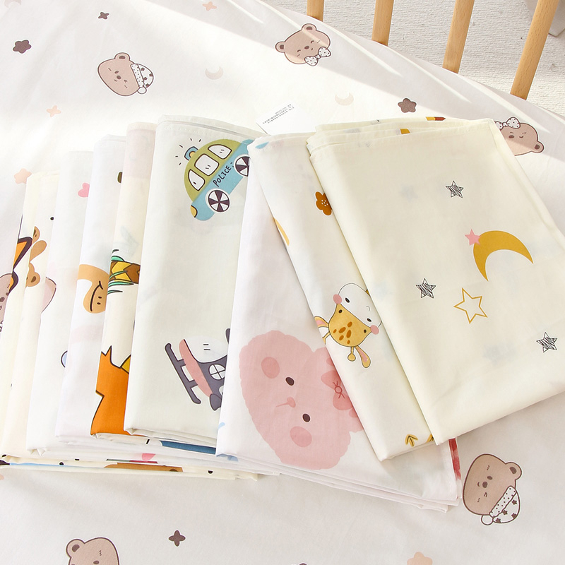 Детско креватче от чист памук тип a, лятно спално бельо, дишащи чаршафи, бебешки чаршафи за малки деца