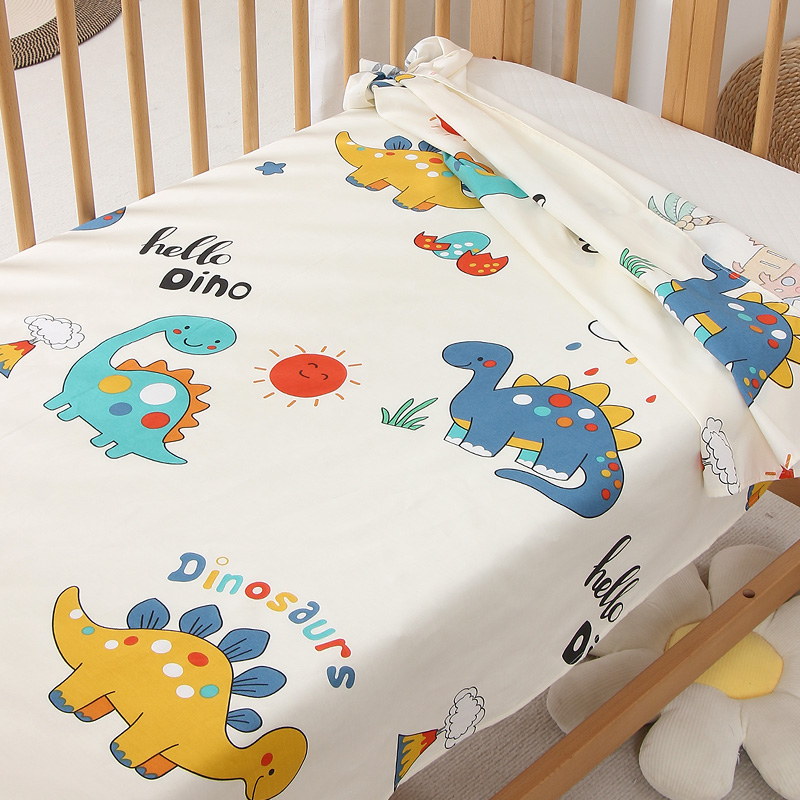 Детско креватче от чист памук тип a, лятно спално бельо, дишащи чаршафи, бебешки чаршафи за малки деца