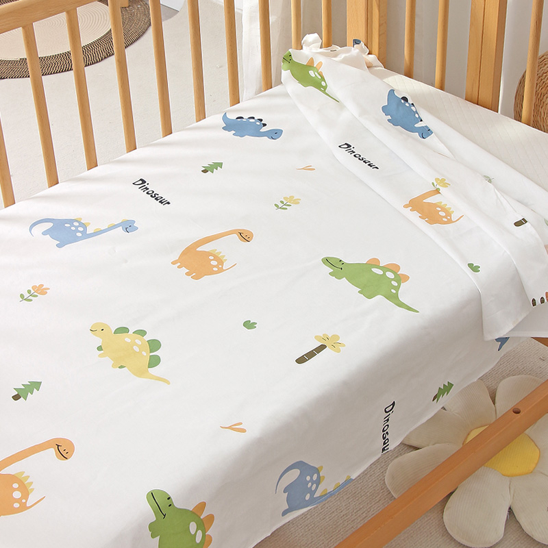 Детско креватче от чист памук тип a, лятно спално бельо, дишащи чаршафи, бебешки чаршафи за малки деца
