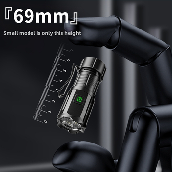 Εξωτερικός πολυλειτουργικός φακός πέντε ματιών με ισχυρό φως, μεγάλης διάρκειας, εξαιρετικά φωτεινός μίνι φορητός μικρός φακός μεγάλης διάρκειας