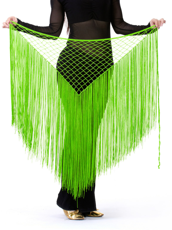 Argentina stiilis kolmnurkne rätik-sall, kõhutantsu kostüüm, kõhutantsu vöökett, kõhutantsu puusarätik, merineitsi puusarätik