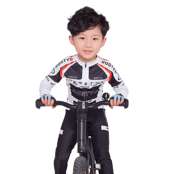 Tavaszi, nyári és őszi gyermek hosszú ujjú kerékpáros mezek, futóbiciklik, kerékpáros felszerelések, görkorcsolya felsők, nadrágok és stoplik